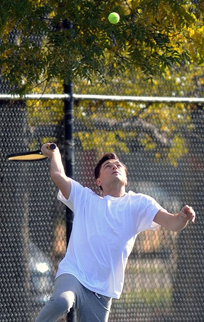 Леонардо ДиКаприо сыграл в большой теннис в Нью-Йорке