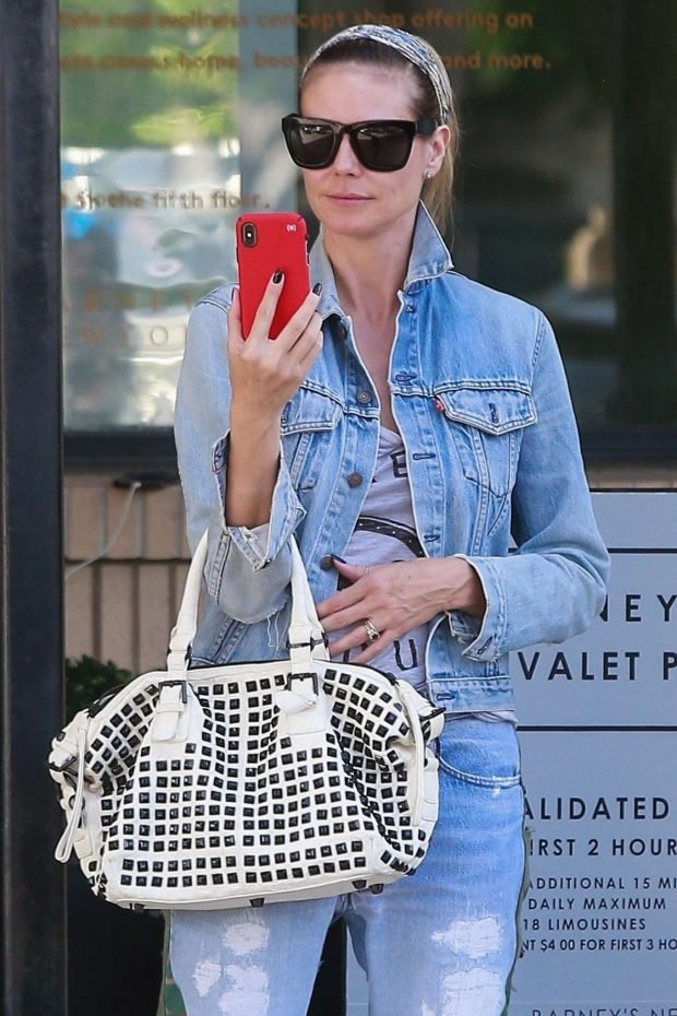 Heidi Klum - Shopping at Barneys New York in Beverly Hills