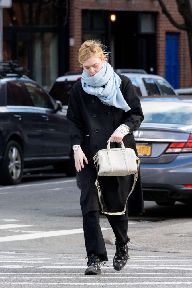 Elle Fanning: Out and about in NYC -02