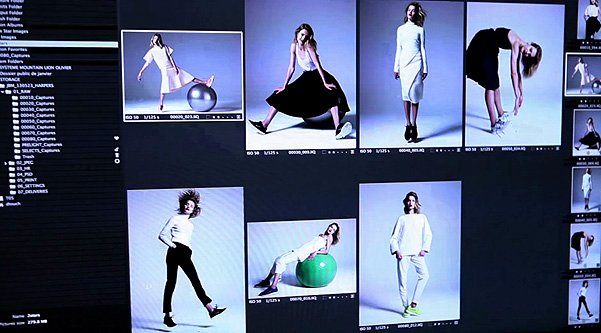 Наталья Водянова на съемке для сентябрьского номера Harper's Bazaar UK