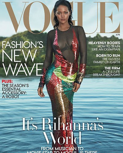Рианна на обложке Vogue