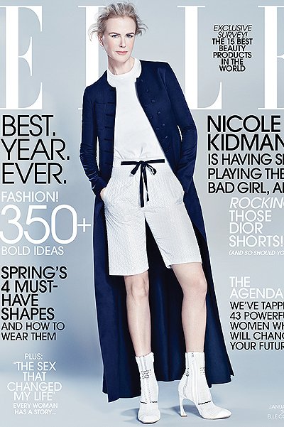 Николь Кидман на обложке Elle US
