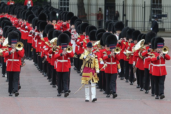 Британские монархи на параде Trooping the Colour