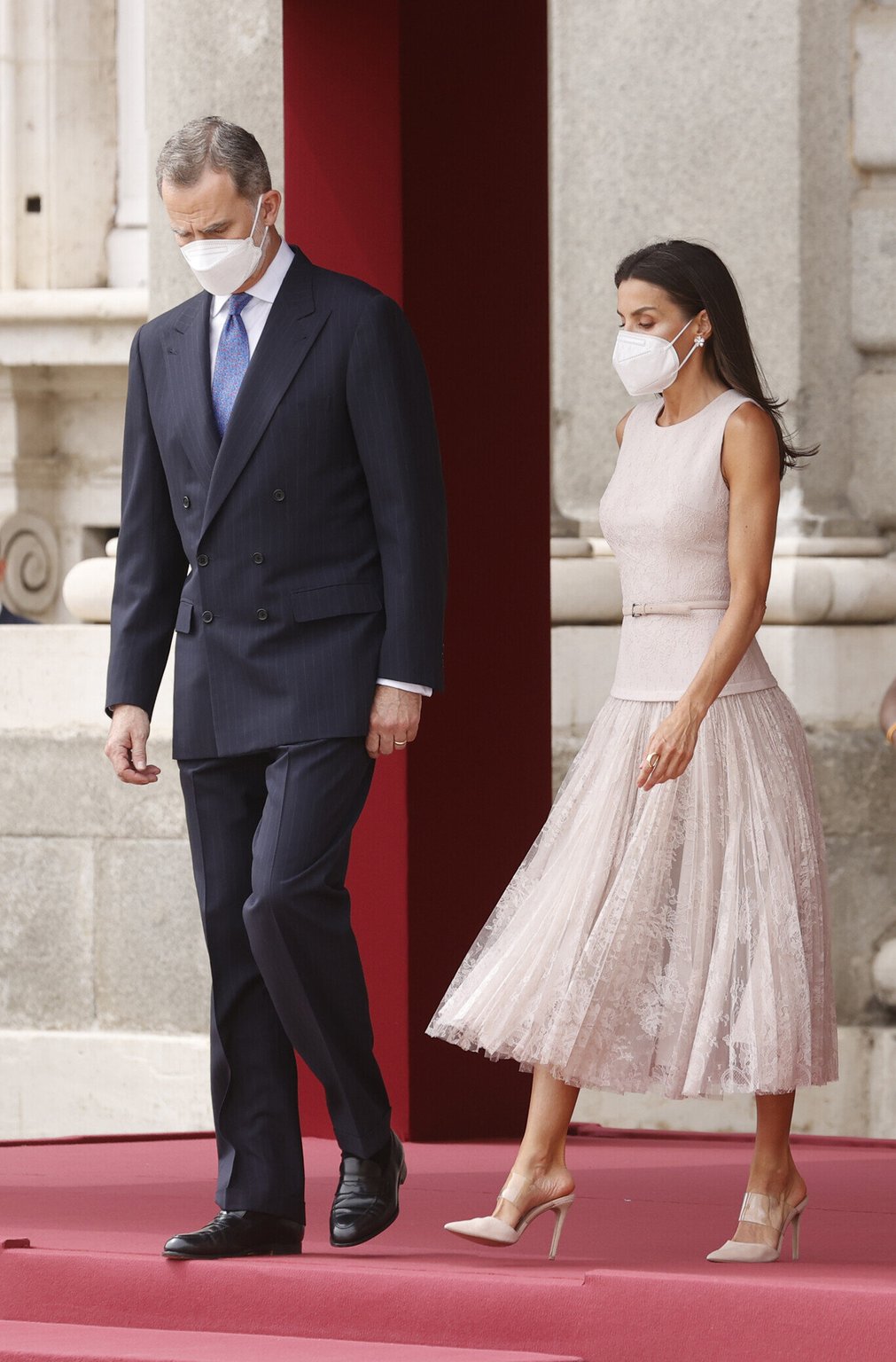 The King and Queen of Spain Welcome the President and First Lady of South Korea for State Visit