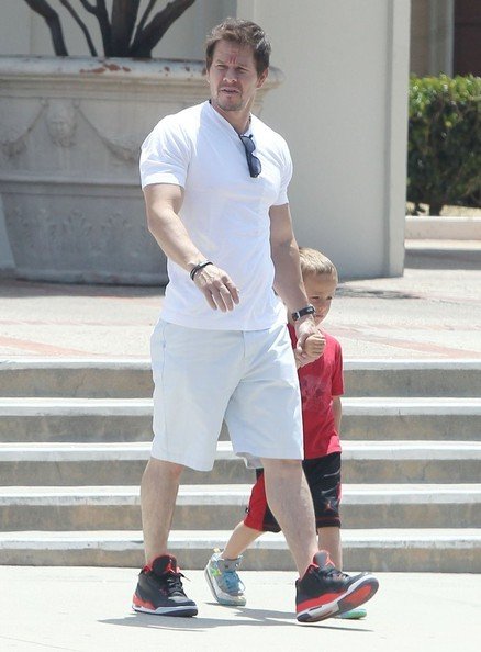 Mark Wahlberg - Mark Wahlberg and His Son Leave Church — Part 2