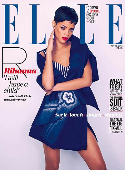 Рианна в британском Elle: полная версия съемки