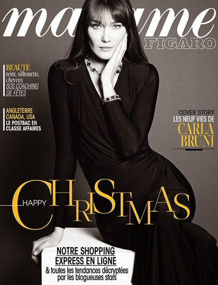 Карла Бруни на обложке Madame Figaro