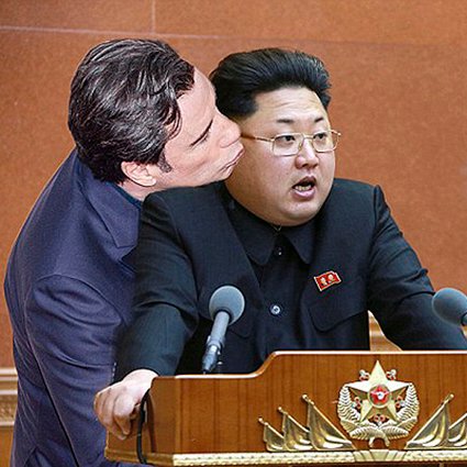 Джон Траволта и Ким Чен Ын