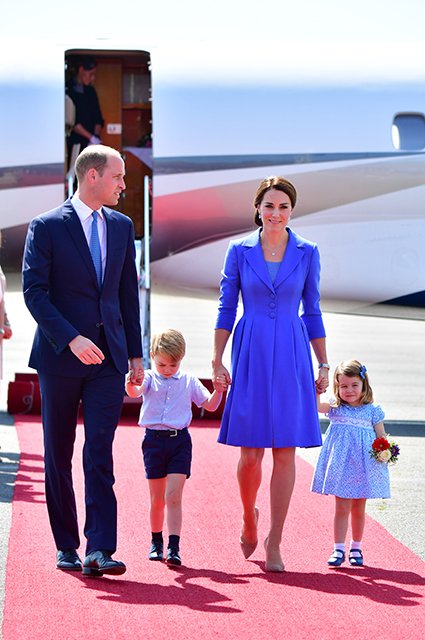 Принц Уильям и Кейт Миддлтон с принцем Джорджем и принцессой Шарлоттой