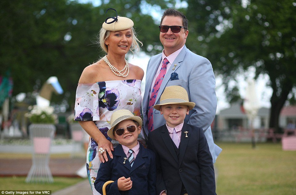 Matching style was the order of the day for this family as they joined thousands flocking to the last race day of the Spring Carnival