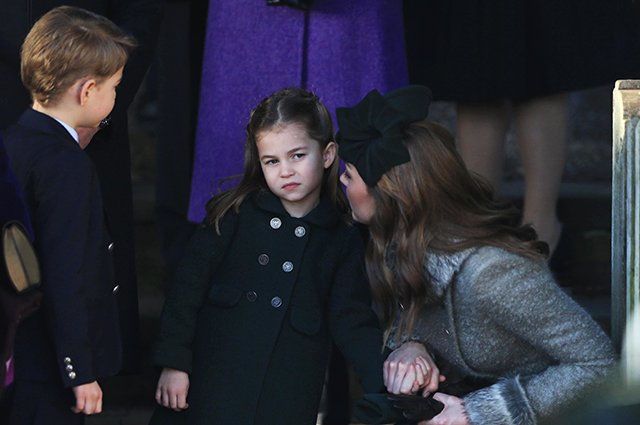 Принц Джордж, принцесса Шарлотта и Кейт Миддлтон