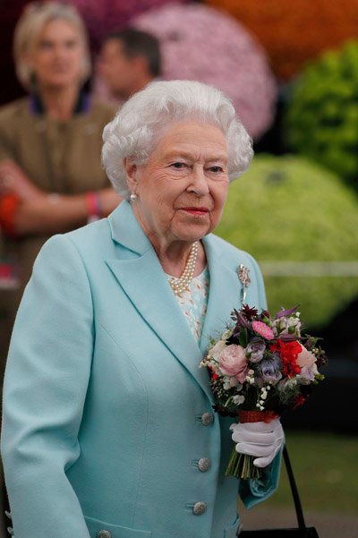 Королева Елизавета II на 103-выставке Chelsea Flower Show
