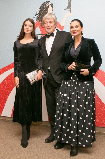 Олега и Екатерина Стриженова с дочерью Александрой