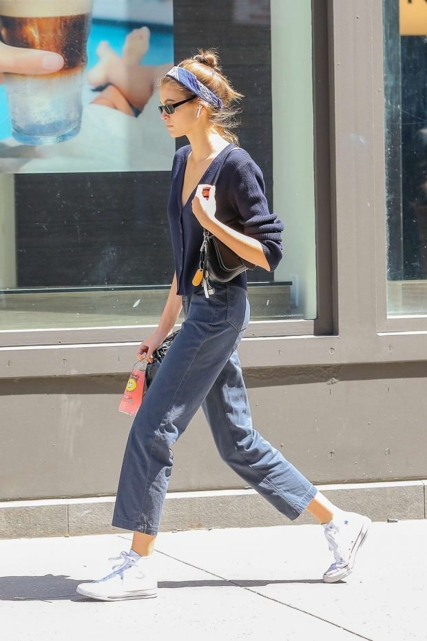 Kaia Gerber: Out in New York City-17