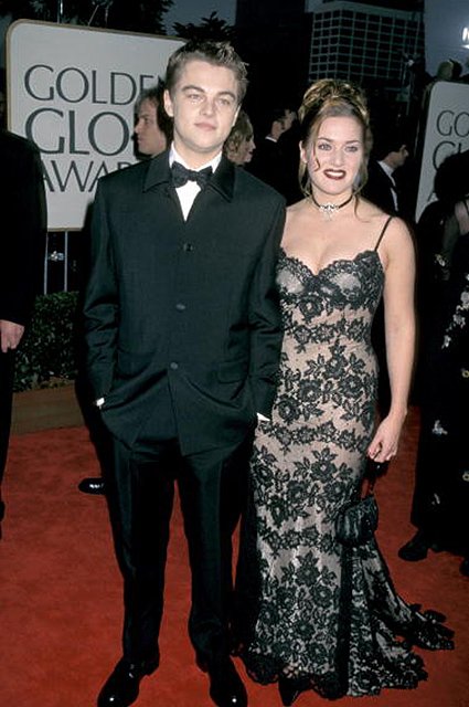 Леонардо ДиКаприо и Кейт Уинслет в 1998 году