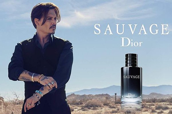 Джонни Депп в рекламе Dior