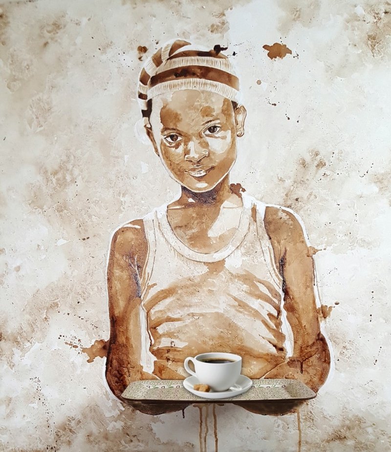 Nigerian artist, Ekene Ngige, inspires peace through coffee on ...
