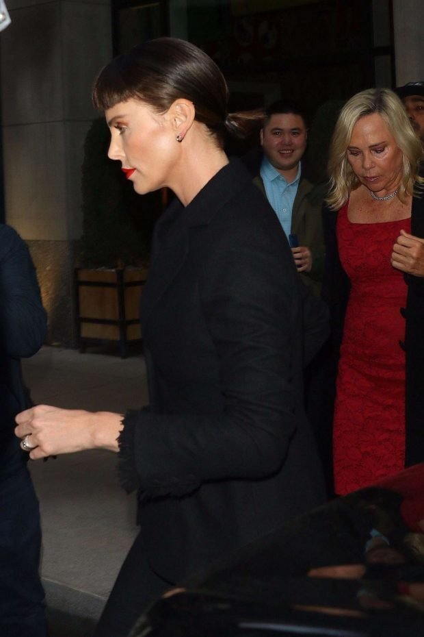 Charlize Theron: Leaves the Long Shot Premiere After Party -13