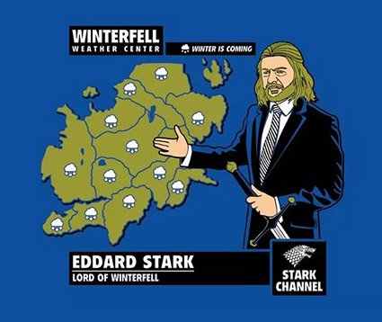 Прогноз погоды в Винтерфелле от Эддарда Старка