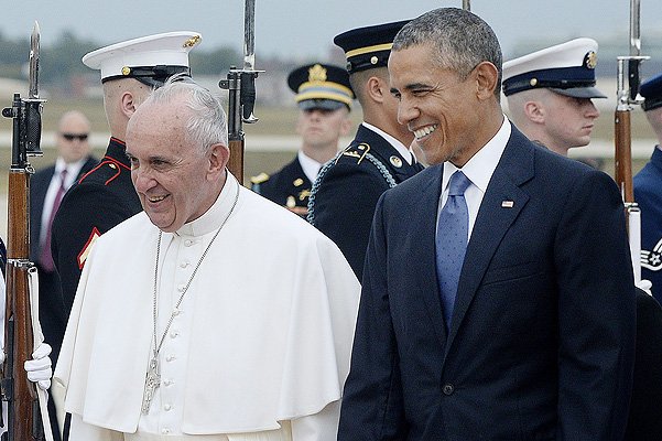 Папа Римский Франциск и Барак Обама