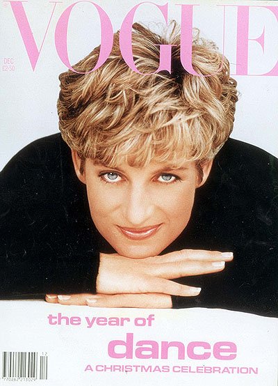 Принцесса Диана на обложке британского Vogue, 1991 год