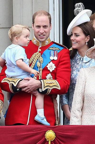 Принц Уилльям, принц Георг, герцогиня Кэтрин