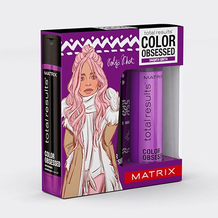 Новогодний набор для окрашенных волос Total Results, Matrix 