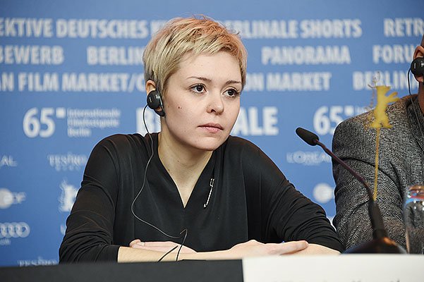 Виктория Короткова на пресс-конференции фильма 