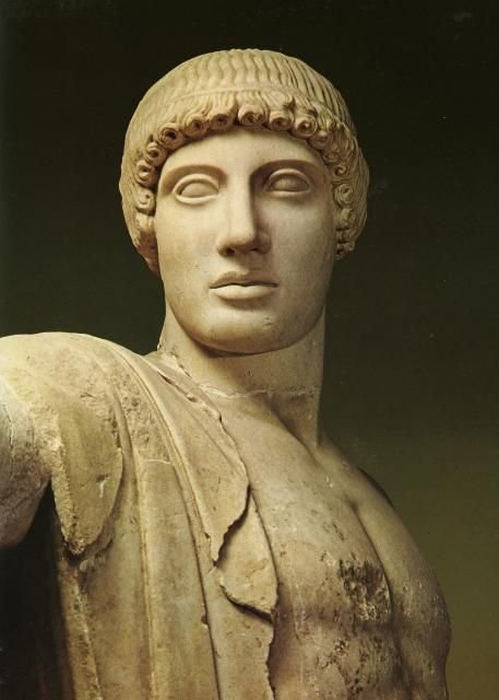 APOLLO - from the west pediment of the Temple of Zeus at Olympia ...