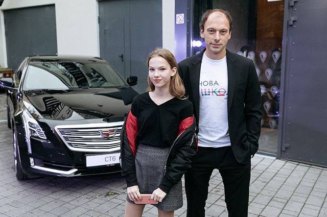 Дмитрий Ямпольский с дочерью Соней
