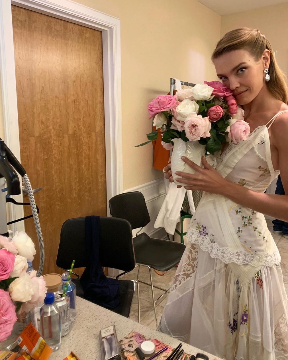 Наталья Водянова свадебное платье