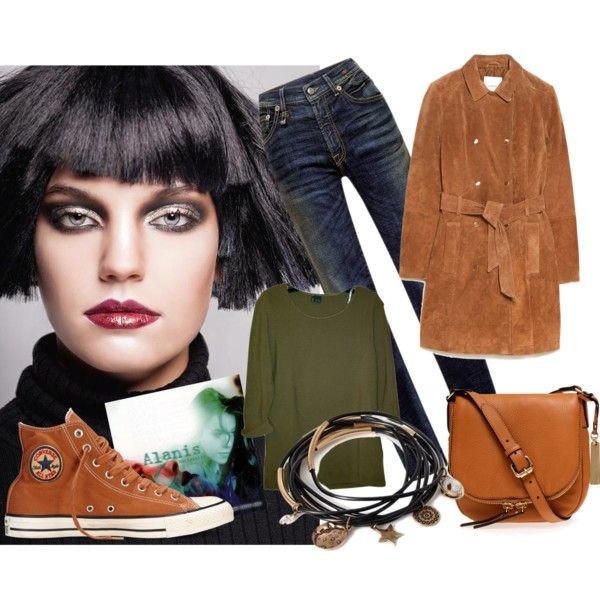 Second spring by anna-ibraeva on Polyvore featuring Ð¼Ð¾Ð´Ð°, Urban Outfitters, MANGO, R13, Converse, Vince Camuto and Forever 21