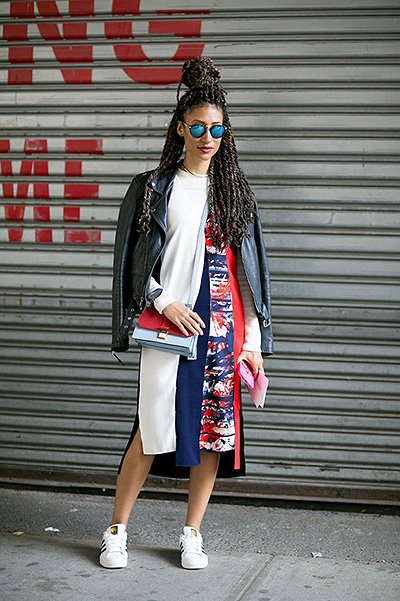 Неделя моды Нью-Йорке весна-лето 2016: кадры street style