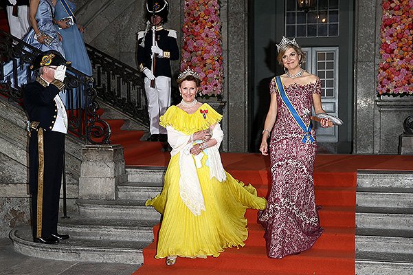 Королева Норвегии Соня и королева Нидерландов Максима