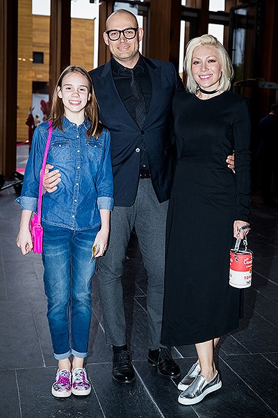 Аврора и Алексей Трейман с дочерью