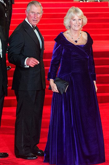 Принц Чарльз и герцогиня Корнуольская Камилла на премьере 