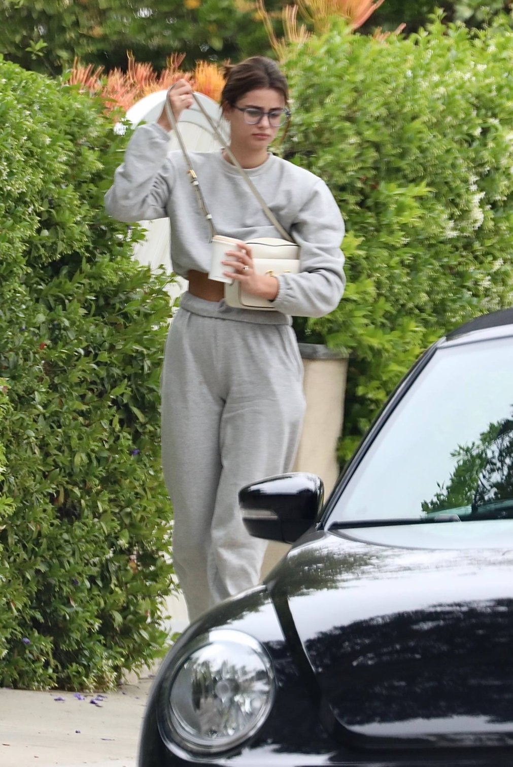 Taylor Hill 2021 : Taylor Hill – in grey sweats as she steps out for some coffee in West Hollywood-09