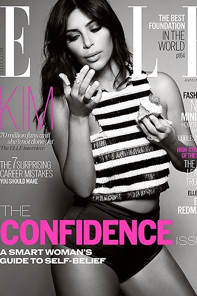 Ким Кардашьян для Elle UK