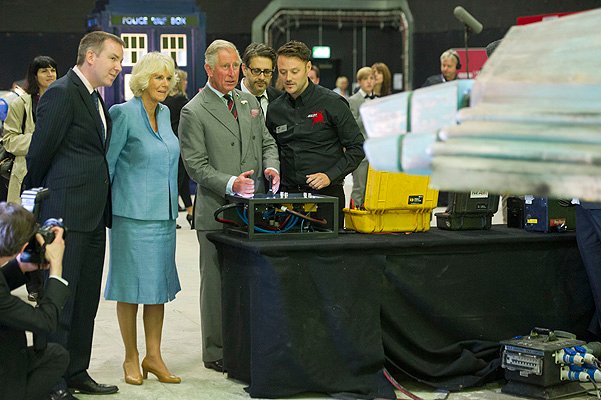 Принц Чарльз и герцогиня Камилла на съемках 