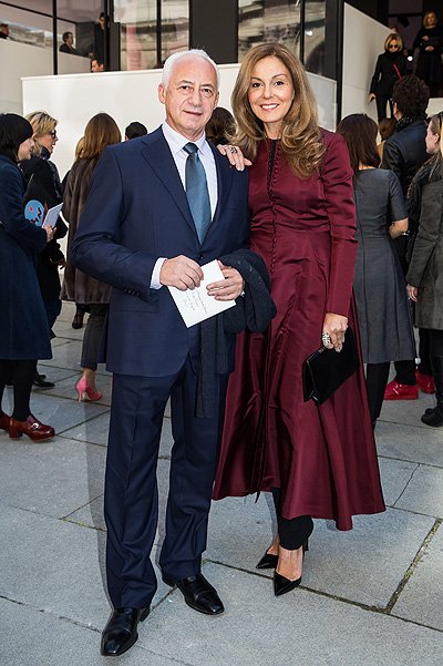 Владимир и Сати Спиваковы на показе Dior