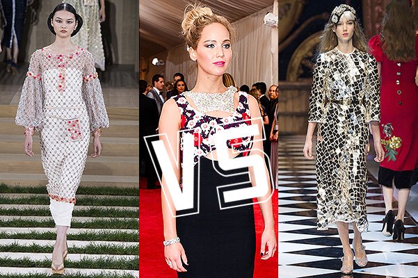 Дженнифер Лоуренс: Chanel VS Dolce&Gabbana