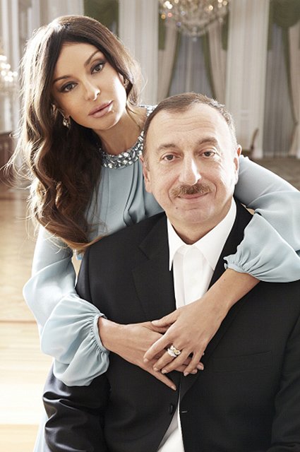 Ильхам и Мехрибан Алиевы