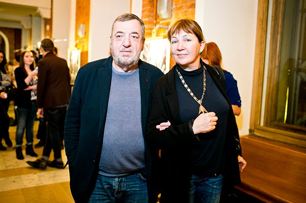Павел Лунгин с супругой