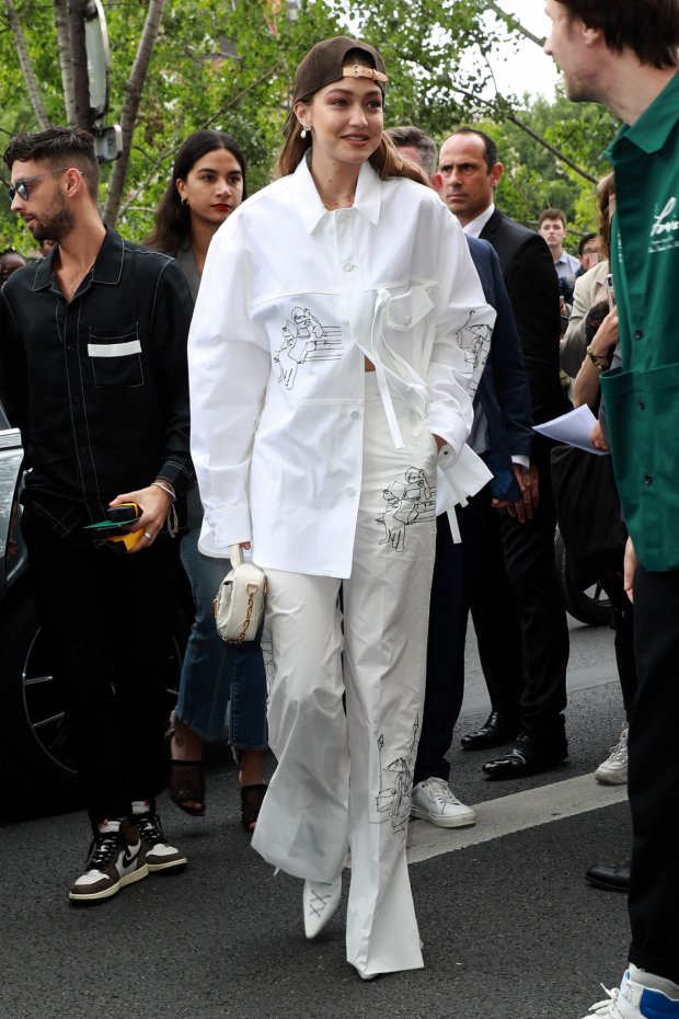 Gigi Hadid - Attends the Louis Vuitton Menswear SS 2020 Show in Paris