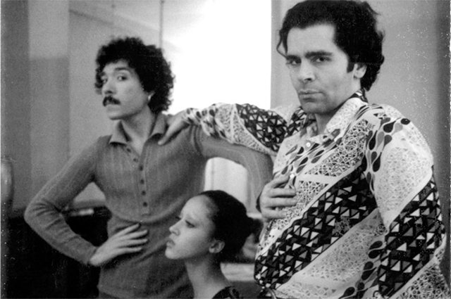 Антонио Лопес, Пэт Кливленд и Карл Лагерфельд, 1970 год