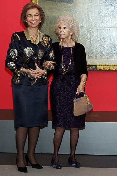 Королева София и герцогиня Альба