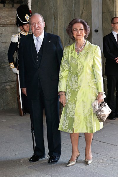 Бывшие король и королева Испании Хуан Карлос и София
