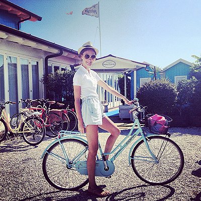 Маргарита Лиева: солнечный денек - лучшее время для велосипедной прогулки 