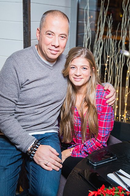 Аркадий Новиков с дочерью Александрой