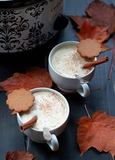 Slow Cooker Gingerbread Pumpkin Lattes - Get cozy with these easy make-ahead lattes that are perfect for weekend mornings and holiday gatherings.